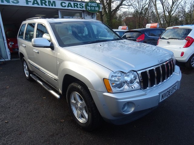 2008 08 Jeep Grand Cherokee 3.0 V6 CRD LIMITED 5d AUTO 215 BHP