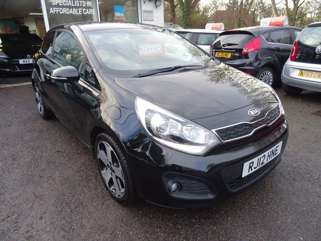 2012 12 Kia Rio 1.4 CRDI 3 ECODYNAMICS 3d 88 BHP