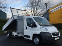USED 2011 60 CITROEN RELAY Citroen Relay 35 L3 Tipper / Toolbox Alloy Body Low Mileage Free UK Delivery 