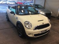 USED 2011 11 MINI CONVERTIBLE 2.0 TD Cooper SD (Chili pack) 2dr (start/stop) **SOLD AWAITING COLLECTION**