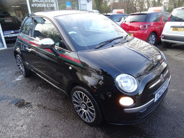 2012 12 Fiat 500 0.9 TWINAIR BY GUCCI *RARE* 3d 85 BHP