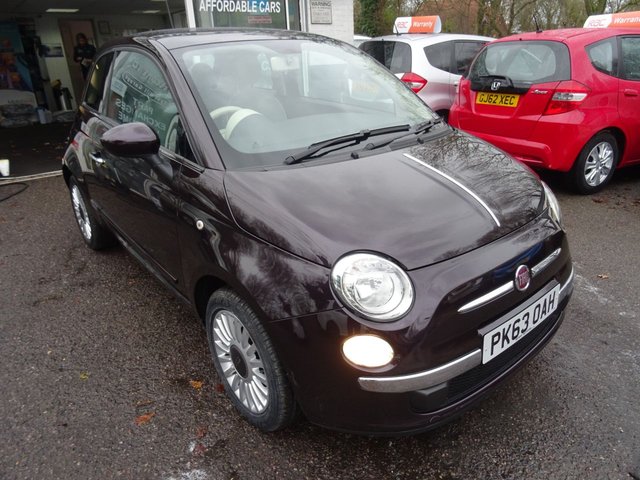 2013 63 Fiat 500 1.2 LOUNGE 3d 69 BHP
