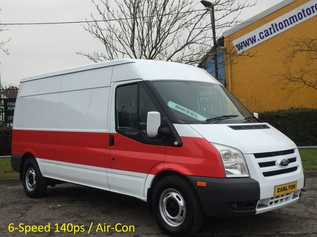2012 61 Ford Transit 140 T350L Medium Roof Panel van [ Air-Con ] Fwd Delivery Can Be Arranged