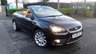 USED 2008 08 FORD FOCUS 2.0 CC3 2d 144 BHP BLACK WITH HEATED TAN LEATHER***RARE