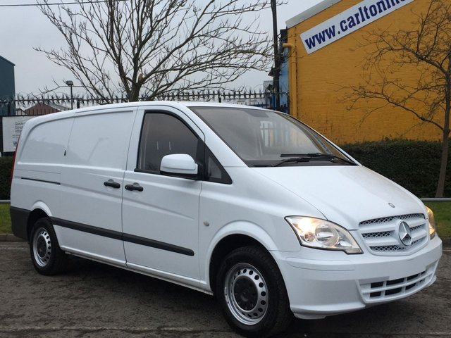 2012 12 Mercedes-Benz Vito 113Cdi Long [ Mobile Workshop+110v Invertor ] panel van T/SLD Free UK Delivery