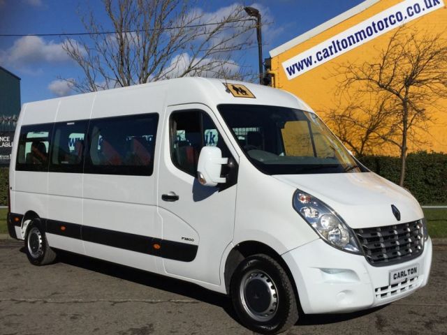 2011 61 Renault Master MINIBUS 2.3 LM39 DCI 17 Seat  Tachograph Ex Lease Free UK Delivery
