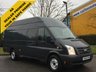 USED 2012 12 FORD TRANSIT 125 T350EL Lwb High Roof Jumbo van Rwd Ex lease Printout Free UK Delivery 
