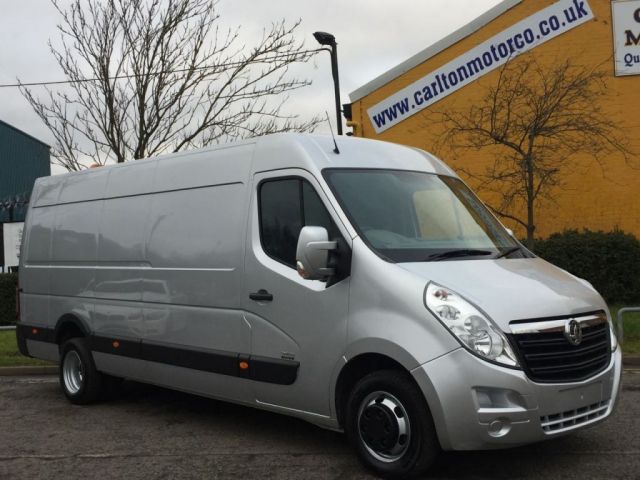 2012 62 Vauxhall Movano R3500 HD L4 EX-LWB 2.3CDTI H2 Panel van DRW FSH Free uk Delivery