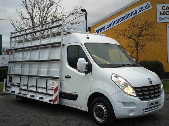 2011 61 Renault Master LM35 DCI 125 L3 H2 [ Glaziers Glass Frail+Roof Racks ] van Ex Lease Printout Free UK Delivery