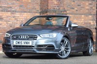 USED 2015 15 AUDI A3 2.0 TFSI Cabriolet S Tronic Quattro 2dr **SOLD AWAITING COLLECTION**