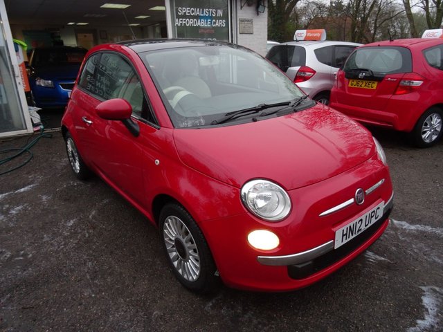 2012 12 Fiat 500 1.2 LOUNGE 3d 69 BHP