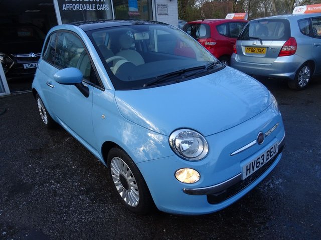 2014 63 Fiat 500 0.9 TWINAIR LOUNGE 3d 85 BHP