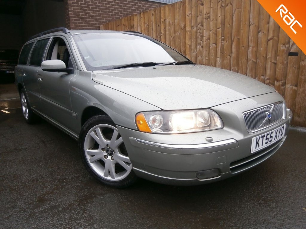 USED 2005 55 VOLVO V70 2.4 SE D5 5d AUTO 183 BHP COMPLETE WITH RAC BACKED WARRANTY!!