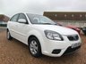 USED 2010 59 KIA RIO STRIKE 1.4 AUTOMATIC 5 Door Automatic car in white with a Full service history and 1 owner