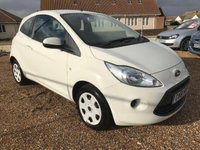 USED 2012 61 FORD KA EDGE 1.2 with BLUETOOTH and USB Low insurance - Stunning White KA with Bluetooth