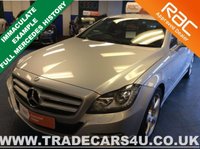 USED 2012 61 MERCEDES-BENZ CLS 350 CDI Blue F COUPE 7G-TRONIC PLUS  COMMAND NAV - LEATHER - F.M.S.H - IMMACULATE EXAMPLE