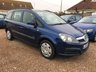 USED 2006 06 VAUXHALL ZAFIRA 1.6 LIFE Long MOT low engine 1.6 petrol 7 seater