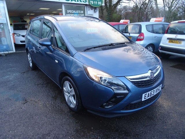 2013 63 Vauxhall Zafira Tourer 2.0 EXCLUSIVE CDTI 7 SEATER 5d AUTOMATIC 162 BHP