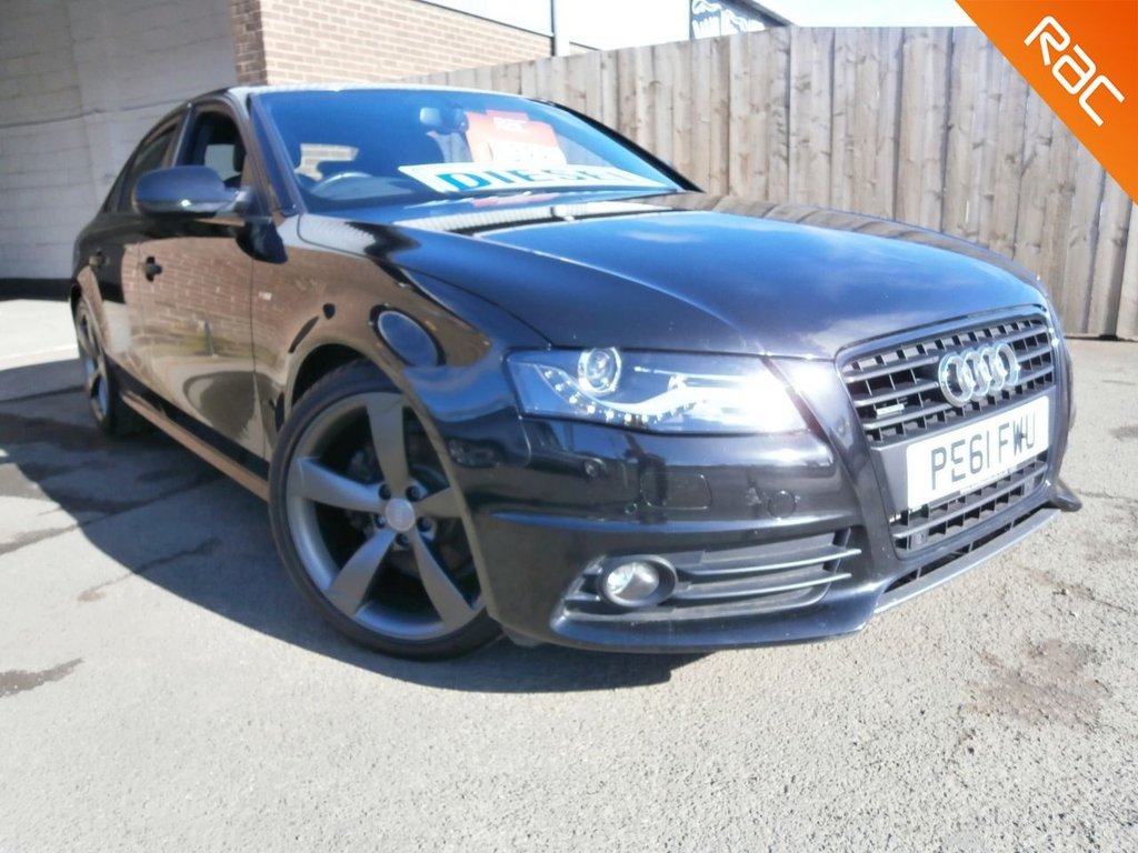 USED 2011 61 AUDI A4 2.0 TDI QUATTRO S LINE BLACK EDITION 4d 168 BHP 