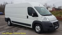 USED 2009 59 FIAT DUCATO 35 Maxi Multijet 3.0JTD 160 bhp Lwb High Roof L3-H2 van Low Mileage -Internal Ramp Free UK Delivery 