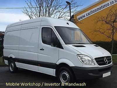 2011 60 Mercedes-Benz Sprinter 313 CDI Mwb High Roof [ Mobile Workshop ] Ex Council, Free UK Delivery
