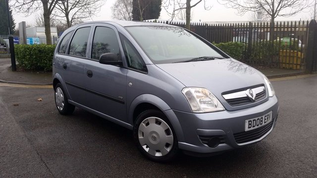 2008 08 Vauxhall Meriva 1.6 LIFE 16V 5d AUTO 100 BHP