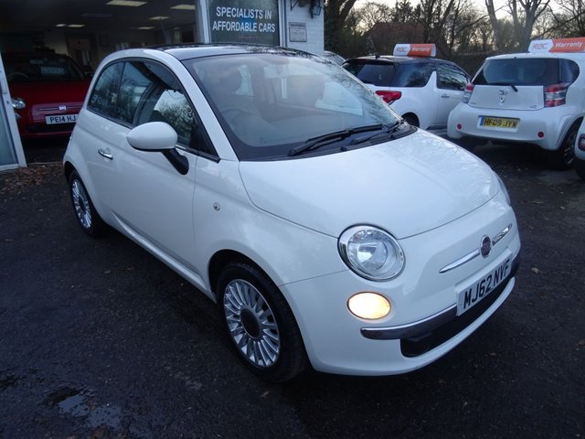 2012 62 Fiat 500 1.2 LOUNGE 3d 69 BHP