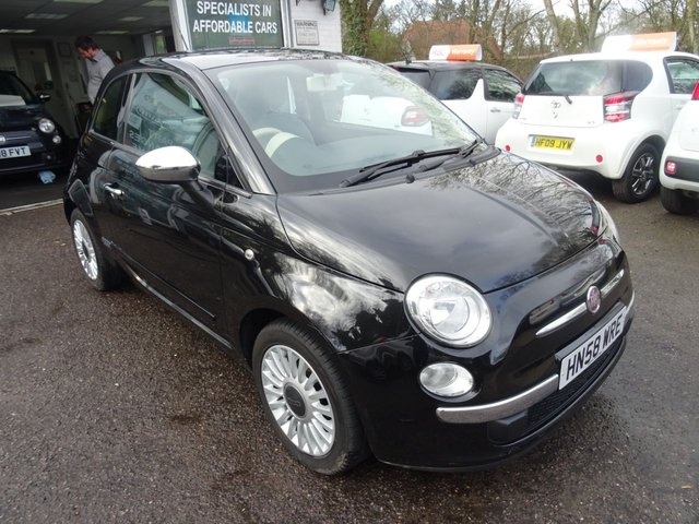 2009 58 Fiat 500 1.2 LOUNGE 3d 69 BHP