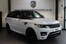 USED 2016 16 LAND ROVER RANGE ROVER SPORT 3.0 SDV6 AUTOBIOGRAPHY DYNAMIC 5DR AUTO 306 BHP + FULL CREAM/BLACK LEATHER INTERIOR + 1 OWNER FROM NEW + PANORAMIC ROOF + SATELLITE NAVIGATION + BLUETOOTH + STEALTH PACK + PRIVACY GLASS + CRUISE CONTROL + HEATED FRONT/REAR SEATS + VIRTUAL COCKPIT + MERIDIAN SPEAKER SYSTEM + REVERSE CAMERA + PARKING SENSORS + 22 INCH ALLOY WHEELS +