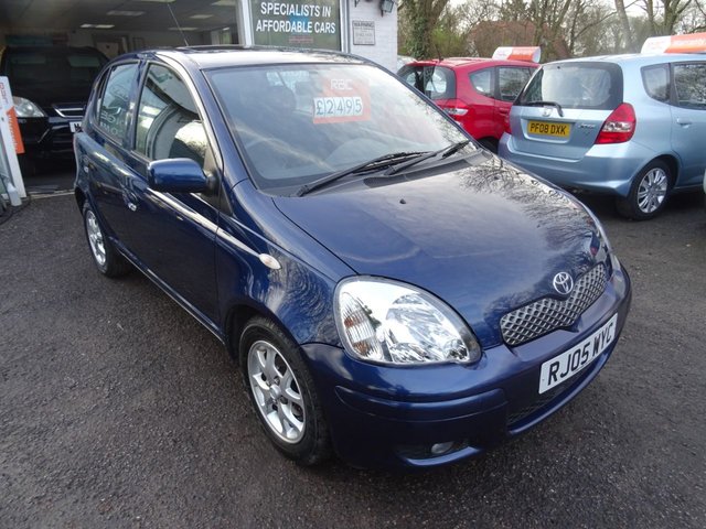 2005 05 Toyota Yaris 1.3 T SPIRIT VVT-I 5d AUTO 85 BHP