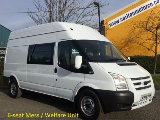 2013 13 Ford Transit 125 T350 LWB High Roof [ Mess / Welfare Unit ] Window van, Delivery TBA