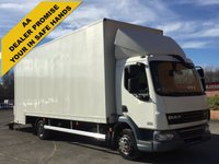 USED 2007 56 DAF TRUCKS LF 45 18012E Dropwell / Luton Box van 24ft Body Low Mileage Ex M.O.D  