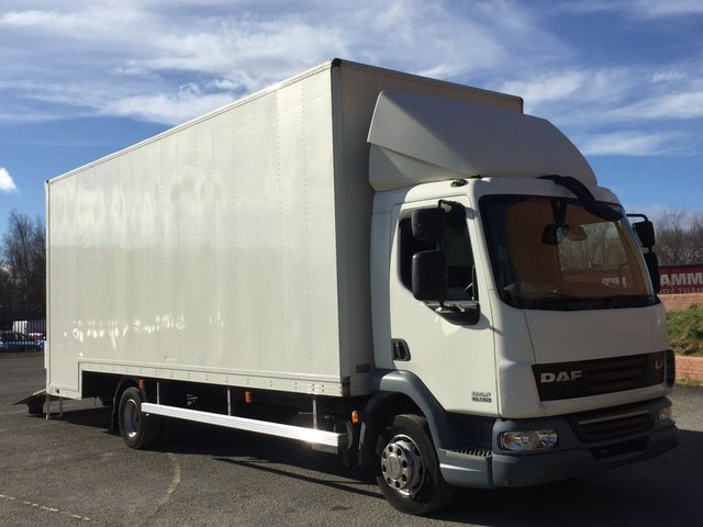 2007 56 Daf Trucks Lf 45 18012E Dropwell / Luton Box van 24ft Body Low Mileage Ex M.O.D 