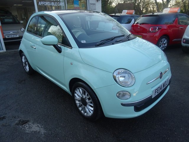 2014 14 Fiat 500 1.2 LOUNGE 3d 69 BHP