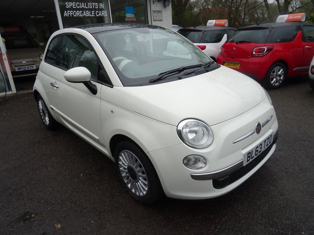 2014 63 Fiat 500 1.2 LOUNGE 3d 69 BHP