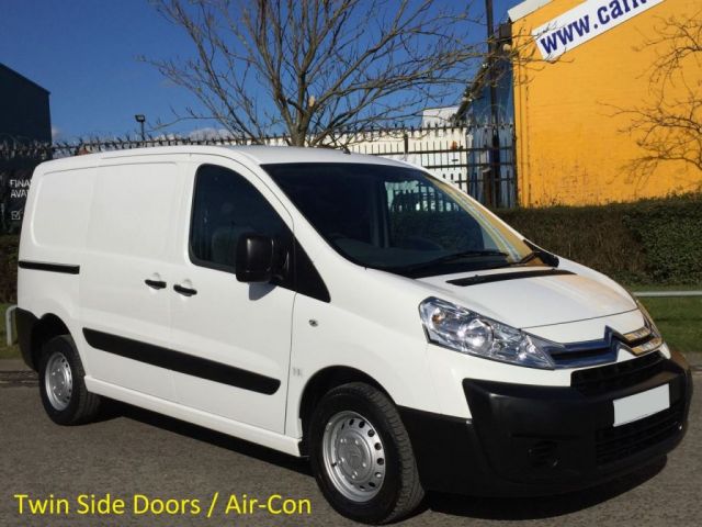 2014 63 Citroen Dispatch 1.6HDI  1000 L1H1 Enterprise [ A/Con ] Twin Side Doors Ex Citroen Lease, Free UK Delivery