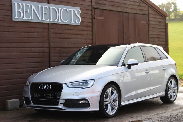 2014 14 Audi A3 2.0 TDI S LINE 5d AUTO 148 BHP