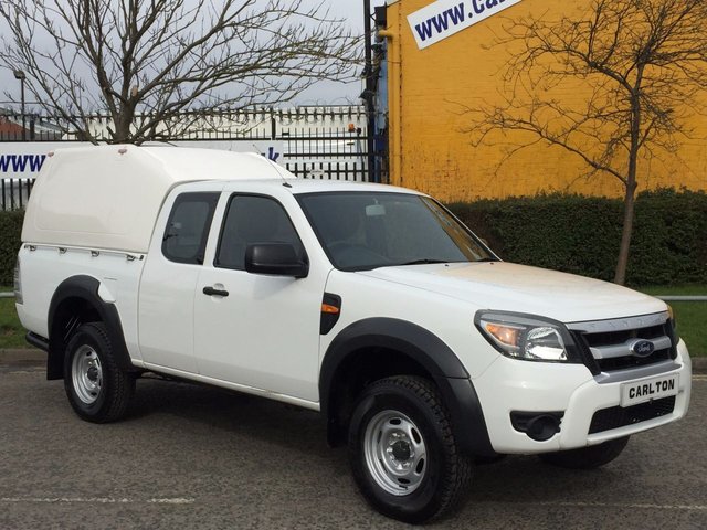 2010 59 Ford Ranger 2.5 TDCI 143 4X4 D/C Regular Cab Truckman top Ex water Authority Free UK Delivery