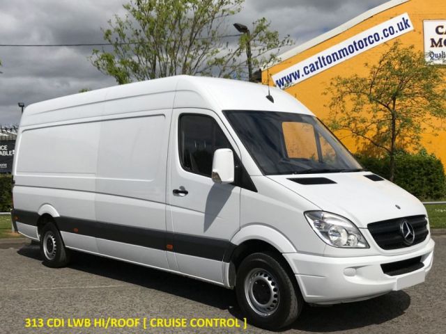 2012 12 Mercedes-Benz Sprinter 313 CDI Lwb High Roof [ Insulated ] Cruise van Free UK Delivery