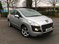 USED 2011 11 PEUGEOT 3008 1.6 SPORT HDI 5d AUTO 112 BHP FINANCE ARRANGED++NATIONWIDE WARRANTY++LOVELY DRIVE