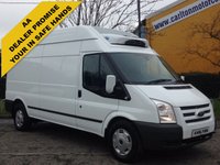 USED 2013 63 FORD TRANSIT 125 T350L TREND High Roof [ Fridge-Freezer-Chiller ] Van Fwd Ex lease Free UK Delivery, 