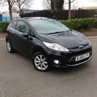 USED 2009 59 FORD FIESTA 1.6 ZETEC TDCI 3d 89 BHP FSH++1 FORMER OWNER++REVERSE PARKING SENSORS++BLUETOOTH++AUX++USB++ALLOY WHEELS++FOG LIGHTS