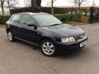USED 2001 AUDI A3 1.8 SPORT 3d 123 BHP CAMBELT REPLACED++SERVICE HISTORY++LONG JANUARY 2018 MOT