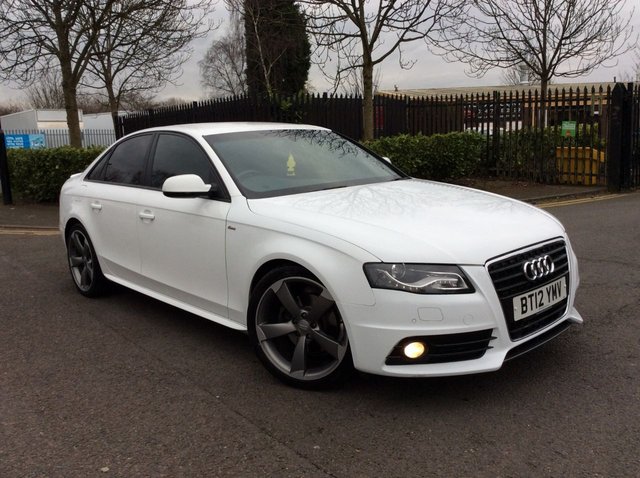 2012 12 Audi A4 2.0 TDI S LINE BLACK EDITION 4d 134 BHP