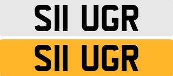2017 NUMBER PLATE PLATE