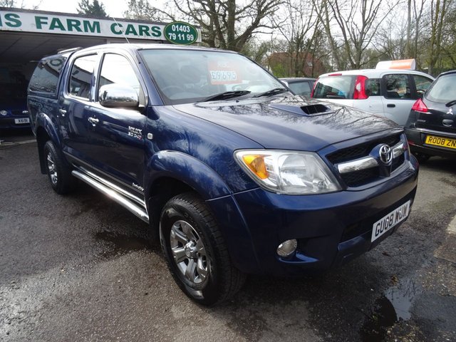 2008 08 Toyota HI-Lux 3.0 INVINCIBLE D-4D 4X4 D/C 1d AUTO 169 BHP
