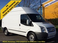 USED 2011 61 FORD TRANSIT 100 T350 MWB Hi/R [ Mobile Workshop+ P.T.O Compressor ] Van Low Mileage  