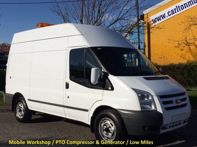 2011 61 Ford Transit 100 T350 MWB Hi/R [ Mobile Workshop+ P.T.O Compressor ] Van Low Mileage 