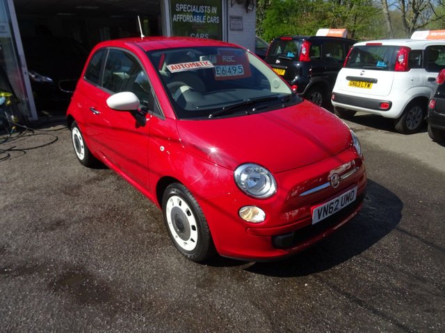 2013 62 Fiat 500 1.2 COLOUR THERAPY DUALOGIC 3d AUTO 69 BHP
