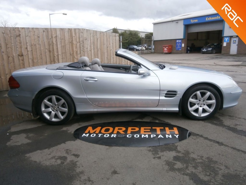 USED 2005 55 MERCEDES-BENZ SL 3.7 SL350 2d AUTO 245 BHP SAT NAV,LEATHER,FULL HISTORY